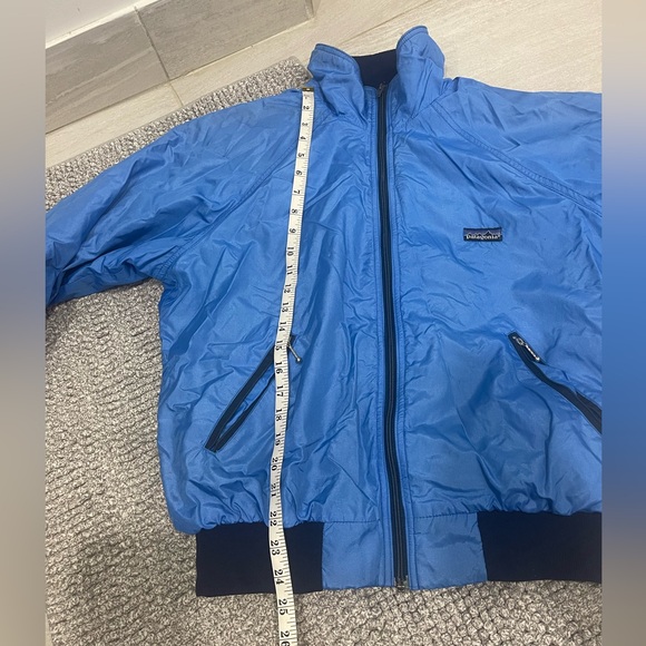 Vintage Patagonia Capilene Fleece Shelled Bomber Jacket medium windbreaker - Picture 6 of 8